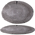 Round crack carpet 3d model