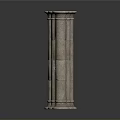 Classical Stone Columns In Architectural Design With Single And Multiple Pillar Structures 3d model