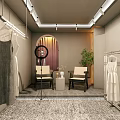 Modern Public Office Space Interior With Open Layout Desks Chairs And Green Plants