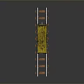 Yellow Train Freight Carriage On Railway Track With Metal Rails And Wooden Sleepers