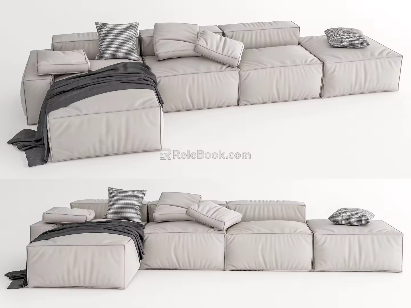 Modern Multiplayer Sofa Bonaldo Multiplayer Sofa Corner Sofa 3d model