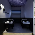 Modern Luxury Beauty Hair Salon Interior Design With Well Arranged Styling Stations And Green Plants