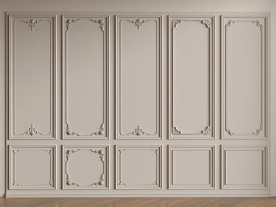 French plaster line 3d model