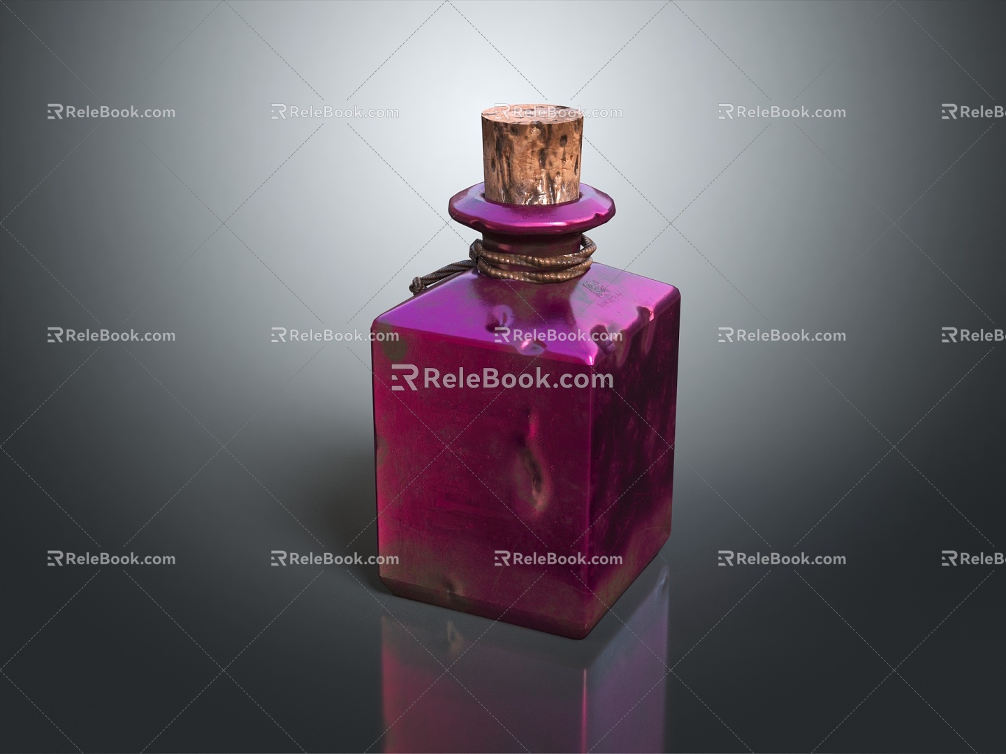 Modern Potion Medicine Magic Bottle Blood Bottle model