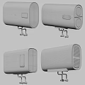 Modern Electric Water Heaters With Digital Display For Home Daily Use Appliances