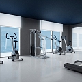 Fitness Activity Center 3d model