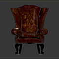 Red Velvet Tufted Armchair Sofa Set With Dark Wood Legs And Classic Design