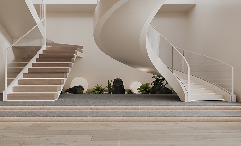 Modern Stairs 3d model