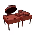 Stainless Steel Kitchen Appliance with Transparent Lid and Base Stand for Commercial Cooking
