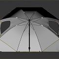 Umbrella umbrellas outdoor items realistic 3d model