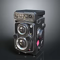 Yashica MAT 124G Twin Lens Reflex Camera With Vintage Black Body Design