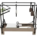 Professional Pilates Reformer Machine With Metal Frame Sliding Platform And Handles