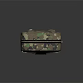 Camouflage Tactical Bag With Red Cross Symbol For Emergency Use