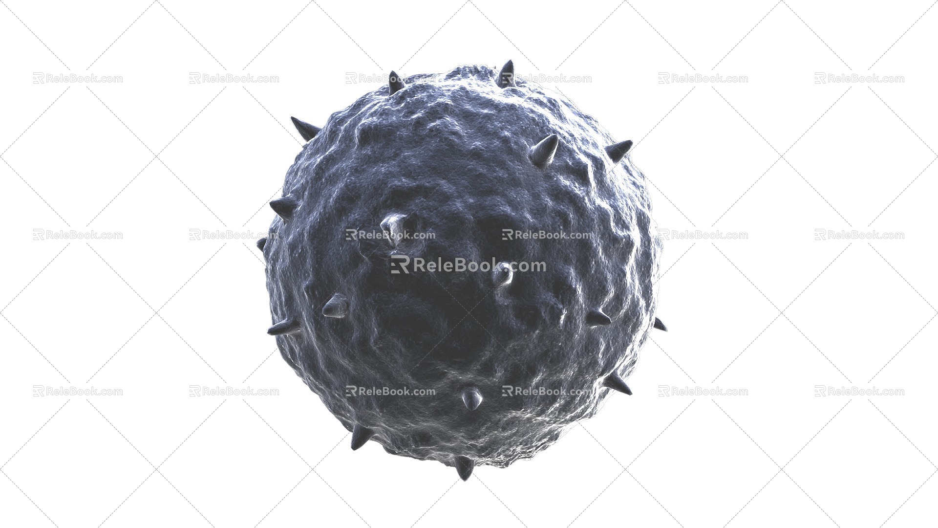 Modern virus 3d model