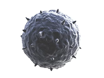 Modern virus 3d model