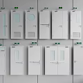 Various White Door Designs With Glass Panels Round Windows And Double Options