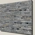 Gray Brick Textured Background Wall For Modern Home Interior Decor Design