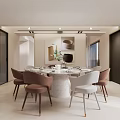 Modern Duplex Living Room with Fireplace and Pendant Lights