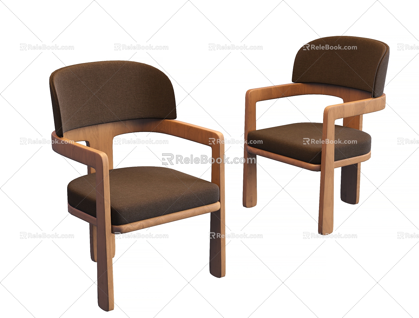 Home leisure chair 3d model