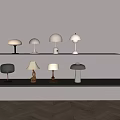 Modern Table Lamp Combination Creative Table Lamp Art Table Lamp Bedroom Table Lamp Desk Lamp 3d model