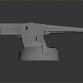 laser tower turret turntable sci-fi tower defense game tower defense sci-fi turret game turret game turret 3d model