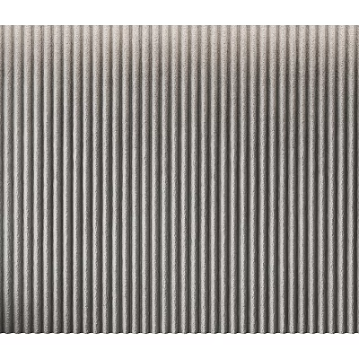 Silver Ribbed Metal Texture Background for Modern Creative Design Projects 3d model