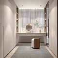 Modern Home Gym With Treadmill Elliptical Machine Mirror Walls White Curtains And Wooden Floors
