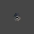 Fresh Deep Sea Tuna Fish Swimming In Blue Water For Seafood Dishes