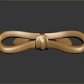 Shiny Golden Metallic Bow Elegant Decorative Accessory For Home Living Items
