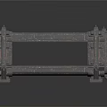Industrial Metal Frame Structure With Rusty Surface And Connecting Parts