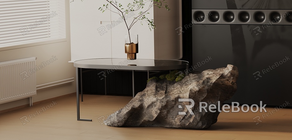 Modern coffee table model