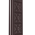 Decorative Dark Colored Door Frame With Intricate Carved Patterns Design 3d model