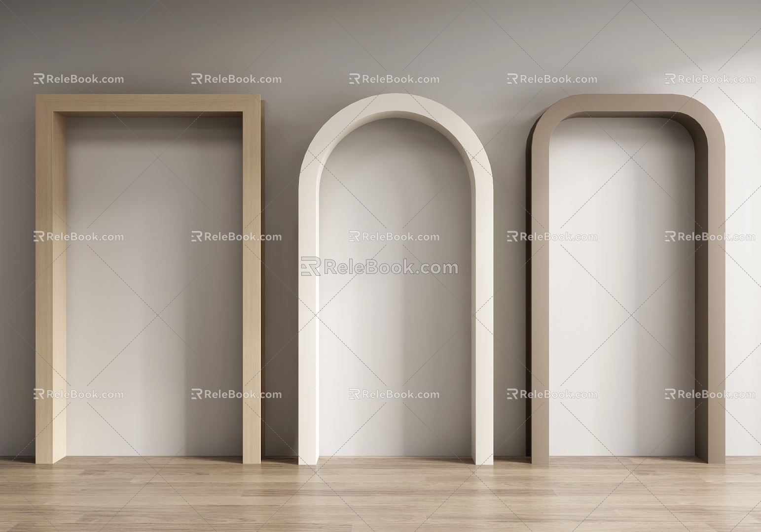 Door cover door arch pass arc arch arc arch French arch 3d model