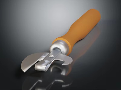 High Quality Orange Handle Stainless Steel Wire Stripper Hardware Tool For Electrical Work 3d model