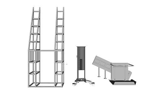 Modern Elevator 3d model