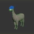 alpaca wool llama alpaca alpaca camel sheep humpless moose animal 3d model