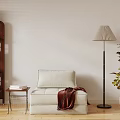 Single sofa 3d model