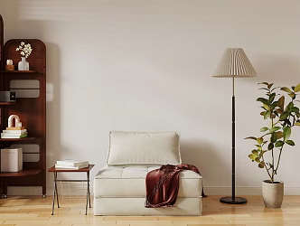 Single sofa 3d model