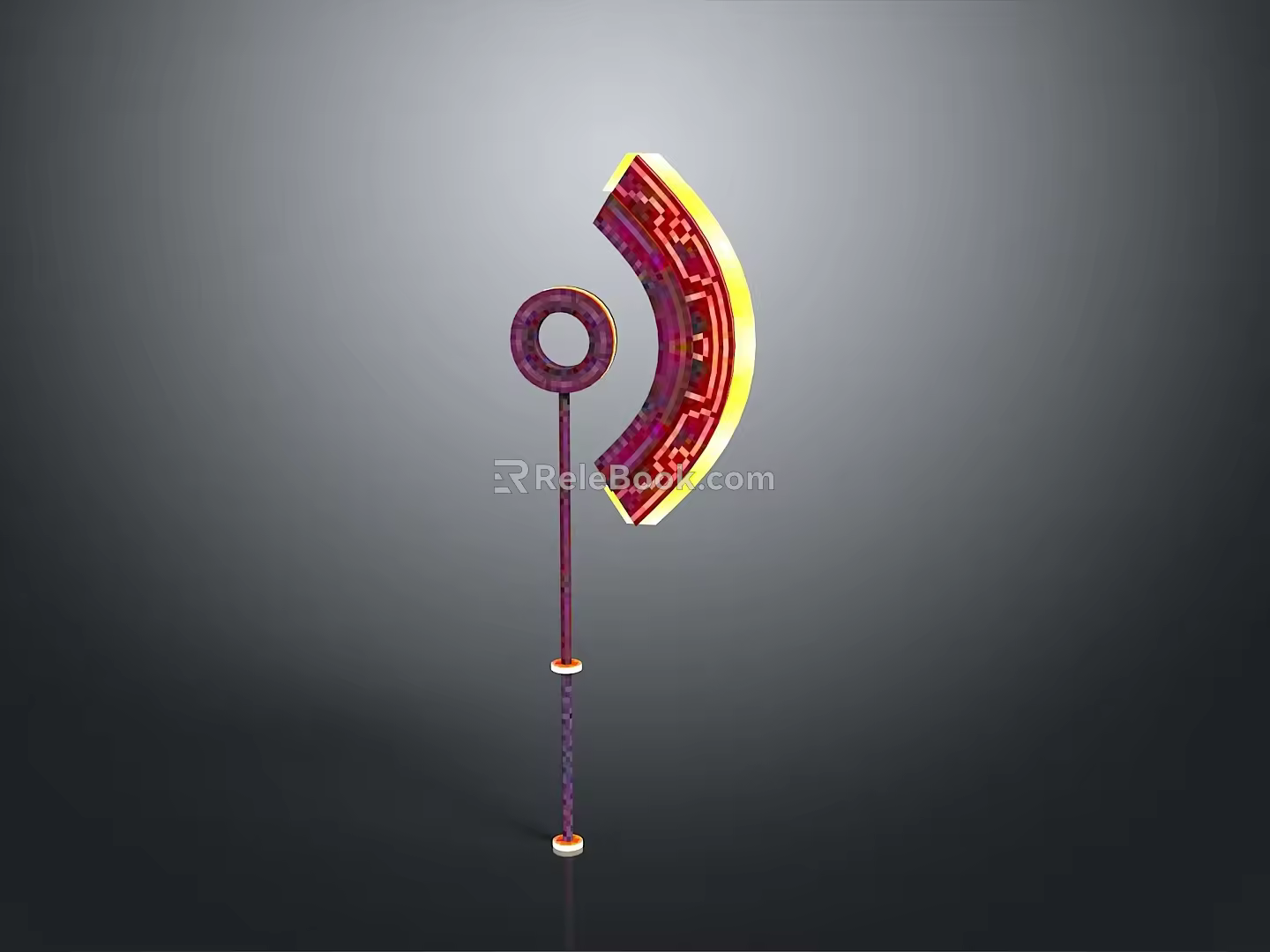 Weapon Cartoon Weapon Animation Weapon Styled Weapon Fantasy Style Weapon Fantasy Weapon 3d model