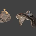 Vintage Leather Saddles Horse Riding Sports Equipment Shown In Multiple Angles