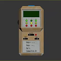 Computerized Control Panel Device With Digital Display Colorful Buttons And Knobs