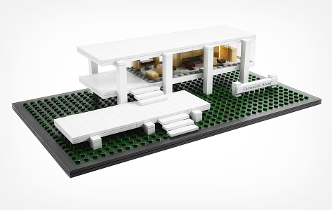 Modern Lego toy 3d model