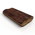 Natural Plant Root Slice With Brown Textured Surface And Organic Wooden Texture