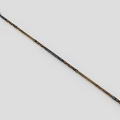 Ancient Spear With Wooden Shaft And Metal Tip For Historical Use