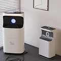 Philips Air Purifier And Water Dispenser In Modern Home Interior Setting