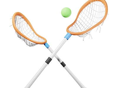 modern tennis racket cartoon tennis racket 3d model