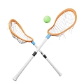 modern tennis racket cartoon tennis racket 3d model