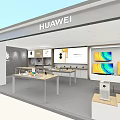 Huawei Mall Store Showcasing Smartphones Tablets And Modern Display Areas