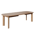 La Redoute new Chinese solid wood dining table 3d model