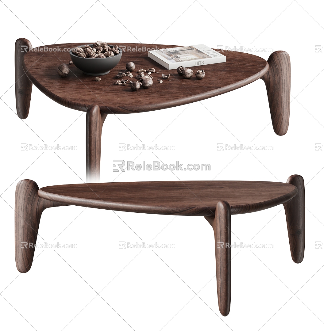 The ancient tea table 3d model